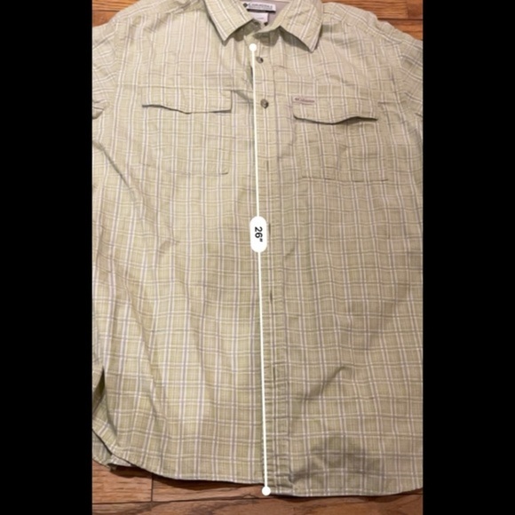Columbia button up short sleeve size large - Picture 5 of 8